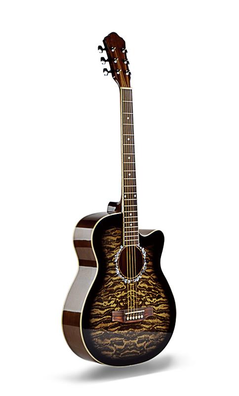 linden high-gloss colored student acoustic guitar (2)