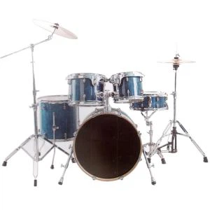 5-delige drumset met hardware