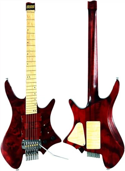 Klassieke Headless Modeling, redelijk geprijsde elektrische gitaar
